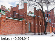 Евангелическая женская больница . Главное здание - Научно-исследовательский институт фтизиопульмонологии. Санкт-Петербург (2023 год). Редакционное фото, фотограф Александр Щепин / Фотобанк Лори