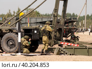 Assemblage of the mechanized bridge from TMM set (2019 год). Редакционное фото, фотограф Сергей Буторин / Фотобанк Лори
