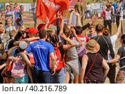 Russian army obstacle course race. Tyumen (2017 год). Редакционное фото, фотограф Сергей Буторин / Фотобанк Лори
