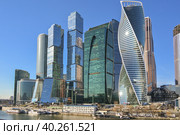 Москва-Сити (2022 год). Стоковое фото, фотограф Сергей Дрозд / Фотобанк Лори