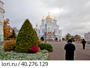 Спасо-Преображенский собор на территории Серафимо-Дивеевского монастыря.  Дивеево. Нижегородская область (2022 год). Стоковое фото, фотограф Сергей Афанасьев / Фотобанк Лори