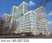 Высотный жилой комплекс «Богородский». Пятнадцати–тридцатиэтажный монолитный жилой дом, построен в 2012 году. Бульвар Маршала Рокоссовского, 6, корпус 1. Район Богородское. Город Москва (2023 год). Редакционное фото, фотограф lana1501 / Фотобанк Лори