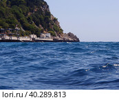 Небольшие волнение на море. Крымский пейзаж. (2019 год). Стоковое фото, фотограф Сергей Елизарьев / Фотобанк Лори
