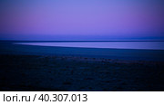 Panorama view to Aral sea from the rim of Plateau Ustyurt near A. Стоковое фото, фотограф Сергей Майоров / Фотобанк Лори
