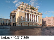 Санкт-Петербург. Александринский театр (Российский государственный академический театр драмы им. А.С. Пушкина) (2009 год). Стоковое фото, фотограф Александр Алексеев / Фотобанк Лори