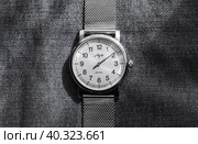 Luch Single hand watch 87471762, top view (2022 год). Редакционное фото, фотограф EugeneSergeev / Фотобанк Лори