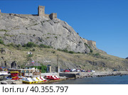 Генуэзская крепость в Судаке, Крым (2022 год). Редакционное фото, фотограф Natalia Sidorova / Фотобанк Лори