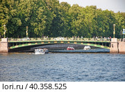 St. Petersburg, Russia - August 15 , Panteleimonovsky bridge (2022 год). Редакционное фото, фотограф Мастепанов Павел / Фотобанк Лори