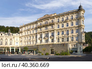 Hotel Pupp in Karlovy Vary. Czech republic (2018 год). Редакционное фото, фотограф Belikart / Фотобанк Лори