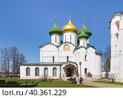 Monastery of Saint Euthymius in Suzdal. Russia (2019 год). Редакционное фото, фотограф Belikart / Фотобанк Лори