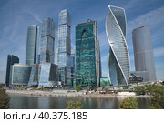 Московский международный деловой центр (ММДЦ) "Москва-Сити". Москва, Россия (2022 год). Редакционное фото, фотограф Елена Коромыслова / Фотобанк Лори