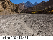 Gorge of the Panda Khola River, near Lupra Village, Lower Mustang, Nepal (2016 год). Стоковое фото, фотограф Михаил Пряхин / Фотобанк Лори