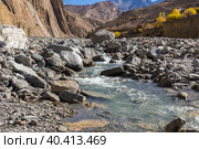 Panda Khola River, Lupra Village, Lower Mustang Nepal (2016 год). Стоковое фото, фотограф Михаил Пряхин / Фотобанк Лори
