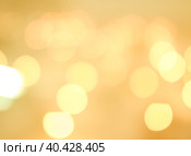 Фон с золотистым боке, праздничный золотой фон. Стоковое фото, фотограф Елизавета Федотова / Фотобанк Лори