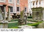 Istanbul, Turkey - January 01, 2021: Open-air Museum of archaeology. Turkey. Редакционное фото, фотограф Яков Филимонов / Фотобанк Лори