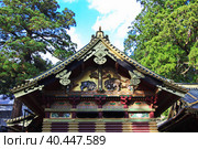 Tosho-gu temple at autumn, Nikko, Japan (2013 год). Стоковое фото, фотограф Сергей Стрелков / Фотобанк Лори