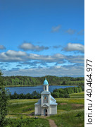 Intercession-Terevenichsky Monastery (Monastery in honor of the Protection of the Most Holy Theotokos) - Orthodox women's monastery of the Tikhvin diocese of the Russian Orthodox Church (2014 год). Стоковое фото, фотограф Анна Кривицкая / Фотобанк Лори