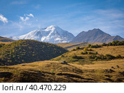 North Caucasus, high mountains of Ossetia. Стоковое фото, фотограф Юрий Поздников / Фотобанк Лори