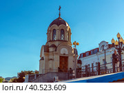Chapel on the Yalta embankment in memory of the murdered Emperor Alexander II, (2021 год). Редакционное фото, фотограф Анна Кривицкая / Фотобанк Лори