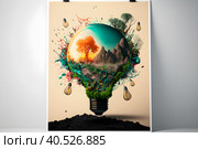 Abstract illustration of overproduction and overabundance of things. Стоковое AI-изображение, AI-художник Мария Фадеева / Фотобанк Лори