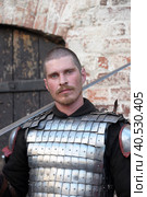 Festival of historical reconstruction. Knight's Castle. Knights in medieval armor (2012 год). Редакционное фото, фотограф Анна Кривицкая / Фотобанк Лори