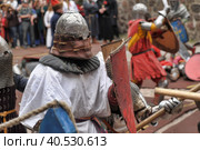 Russia, Vyborg, 30,07,2011 Festival of the historical reconstruction of the Middle Ages "Vyborg Castle" Редакционное фото, фотограф Анна Кривицкая / Фотобанк Лори