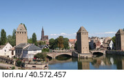 Barrage Vauban in Strasbourg - Barrage Vauban in Strasbourg, Alsace, France. Стоковое видео, видеограф Яков Филимонов / Фотобанк Лори