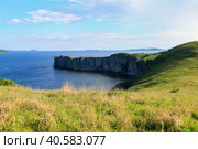 Мыс "парящей черепахи", полуостров Брюса, Приморский край. Стоковое фото, фотограф Римма Тельнова / Фотобанк Лори
