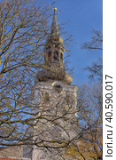 St Mary's Cathedral (Dome Church) on Toompea Hill in old Tallinn, Estonia (2015 год). Редакционное фото, фотограф Анна Кривицкая / Фотобанк Лори