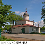 Псков, Россия. Церковь Климента Папы Римского и Петра Александрийского. Стоковое фото, фотограф Елена  Попкова / Фотобанк Лори