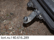 Car hitch for attaching a trailer and towing. Drawbar hitch with tow hook. Стоковое фото, фотограф Коханова Наталья / Фотобанк Лори