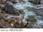 Stones and water surf. Стоковое фото, фотограф Анна Кривицкая / Фотобанк Лори