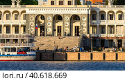 Severny Rechnoy Vokzal in Moscow after restoration (2023 год). Редакционное фото, фотограф Скрипачев Антон / Фотобанк Лори