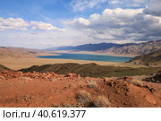 Орто-Токойское водохранилище, Кыргызстан (2023 год). Стоковое фото, фотограф Римма Тельнова / Фотобанк Лори