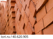 The red brick building on the basis of. Стоковое фото, фотограф Виктория Подгорная / Фотобанк Лори