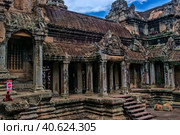 Angkor Wat Temple, Siem reap, Cambodia (2017 год). Стоковое фото, фотограф Анна Кривицкая / Фотобанк Лори