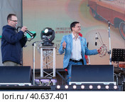 Группа «Речкин бэнд», Йошкар-Ола в Чебоксарах 10 июня 2023 года. Редакционное фото, фотограф Евгений Горбунов / Фотобанк Лори