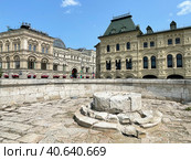 Лобное место на Красной площади летом. Россия, город Москва (2023 год). Стоковое фото, фотограф Овчинникова Ирина / Фотобанк Лори