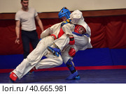 Championship in army hand-to-hand combat (2017 год). Редакционное фото, фотограф Анна Кривицкая / Фотобанк Лори