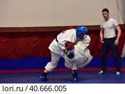Championship in army hand-to-hand combat (2017 год). Редакционное фото, фотограф Анна Кривицкая / Фотобанк Лори