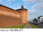 Грановитая башня солнечным июньским днем. Коломенский кремль (2023 год). Редакционное фото, фотограф Виктор Карасев / Фотобанк Лори