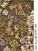 Medieval copper jewelry and amulets. Стоковое фото, фотограф Анна Кривицкая / Фотобанк Лори