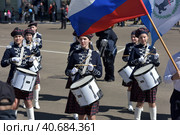 The drummers on the parade (2018 год). Редакционное фото, фотограф Анна Кривицкая / Фотобанк Лори