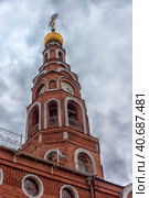 The Cathedral of the Holy Equal-to-the-Apostles Prince Vladimir, Novocheboksarsk (2017 год). Редакционное фото, фотограф Анна Кривицкая / Фотобанк Лори
