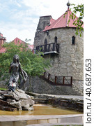 Hans Christian Andersen fairy town for children, Sosnovyy Bor, Russia (2015 год). Редакционное фото, фотограф Анна Кривицкая / Фотобанк Лори