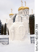 Raifsky Mother of God Monastery in winter (2019 год). Редакционное фото, фотограф Анна Кривицкая / Фотобанк Лори