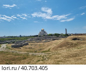 Sevastopol Historical and archaeological reserve "Tauric Chersonesos". Cathedral of St. Vladimir (2021 год). Редакционное фото, фотограф Анна Кривицкая / Фотобанк Лори