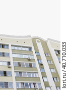 Многоэтажный дом. Новостройка. Жилой дом. (2021 год). Стоковое фото, фотограф Ольга Митряева / Фотобанк Лори
