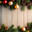 Christmas wreath with pine cones, ornaments and lights on a wooden background with copy space for text. Generative AI. Стоковое AI-изображение, AI-художник Mixail59 / Фотобанк Лори