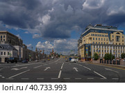Лубочный переулок, Москва (2023 год). Редакционное фото, фотограф Константин Яковлев / Фотобанк Лори